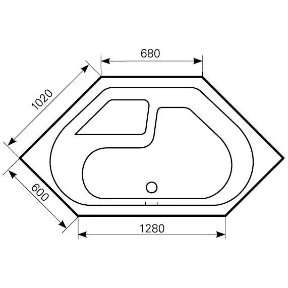 Mauersberger Eck-Badewanne Fascia 150 x 150 cm Bild 2