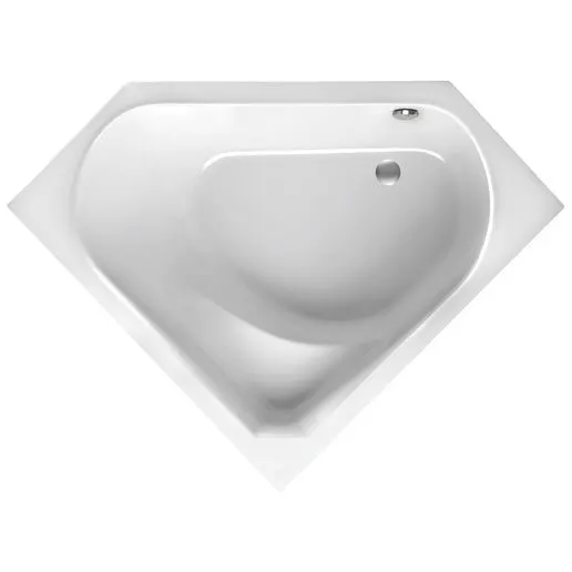 Mauersberger Eck-Badewanne Sedum 133 x 133 cm