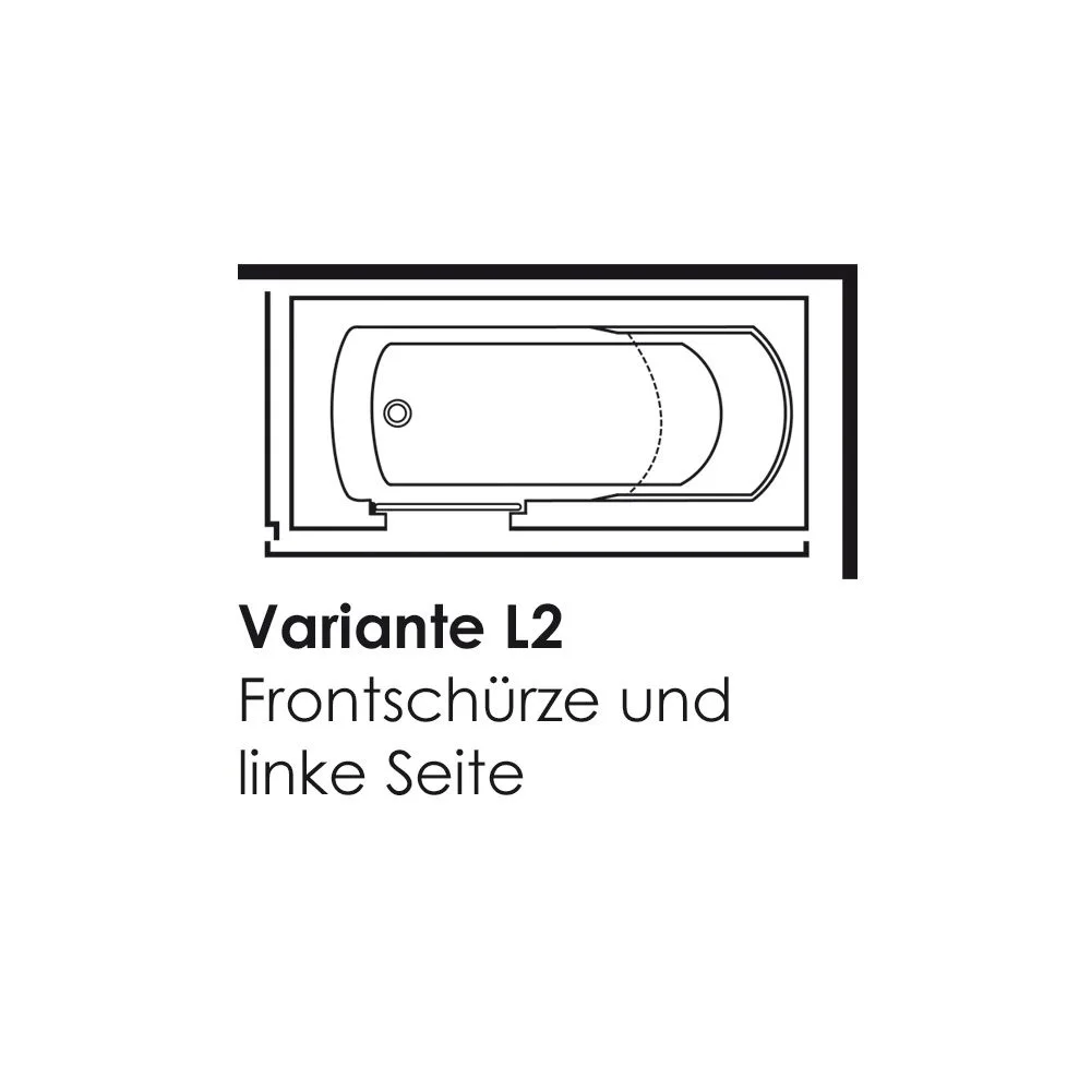 Steinkamp easy entry Badewanne 170 x 75 cm mit Glastür links und Styrodurverkleidung Bild 7