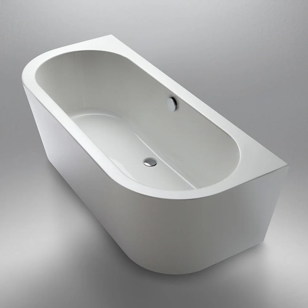 Steinkamp Living Vorwand-Badewanne 180 x 80 cm, inkl. Ein-, Ab- und Überlaufgarnitur MT5 Bild 2