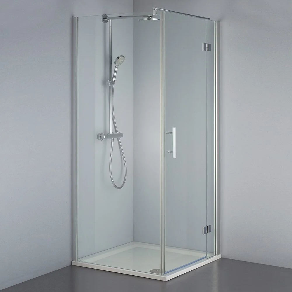 Steinkamp Lifestyle Drehtür mit Seitenwand 90 x 90 cm Anschlag rechts inkl. easypearl