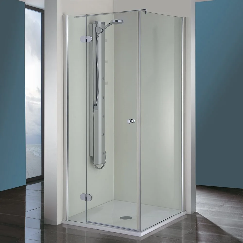 Steinkamp Living Drehtür an Nebenteil mit Seitenwand 90 x 80 cm Anschlag links inkl. easypearl