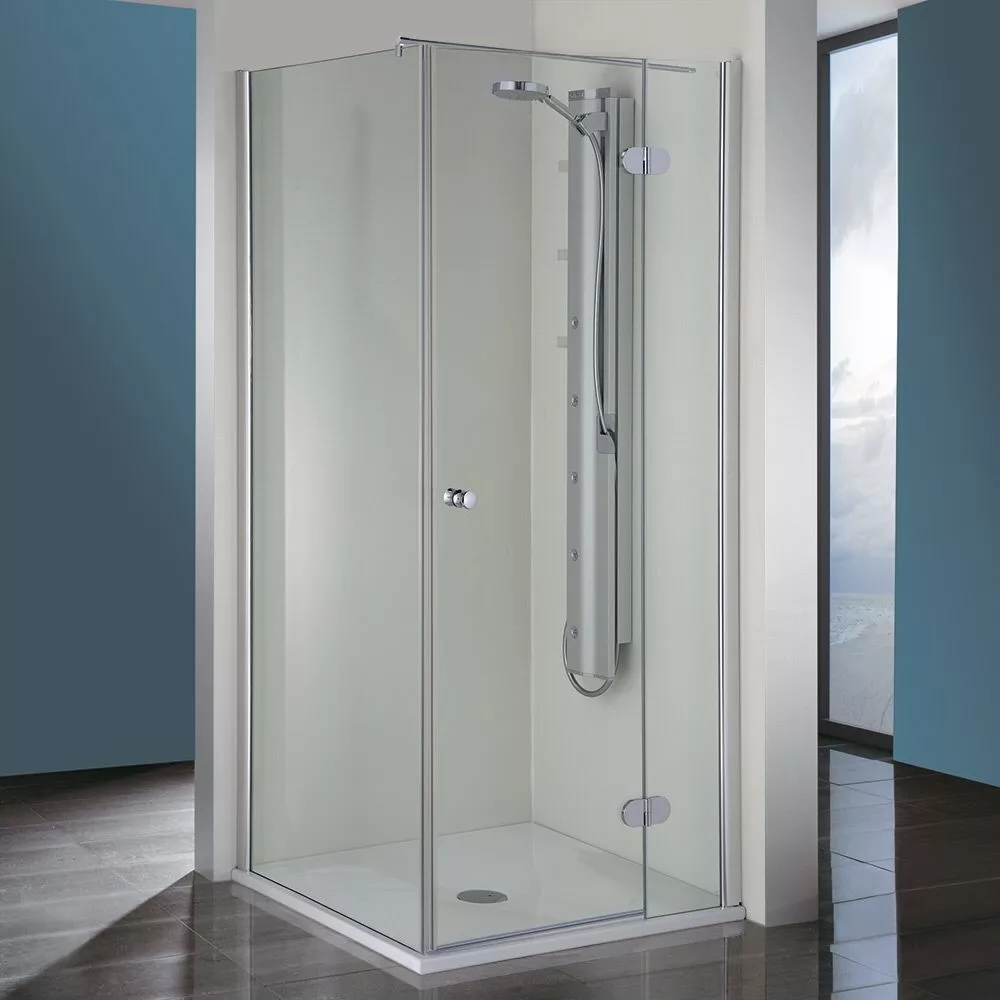 Steinkamp Living Drehtür an Nebenteil mit Seitenwand 90 x 90 cm Anschlag rechts inkl. easypearl