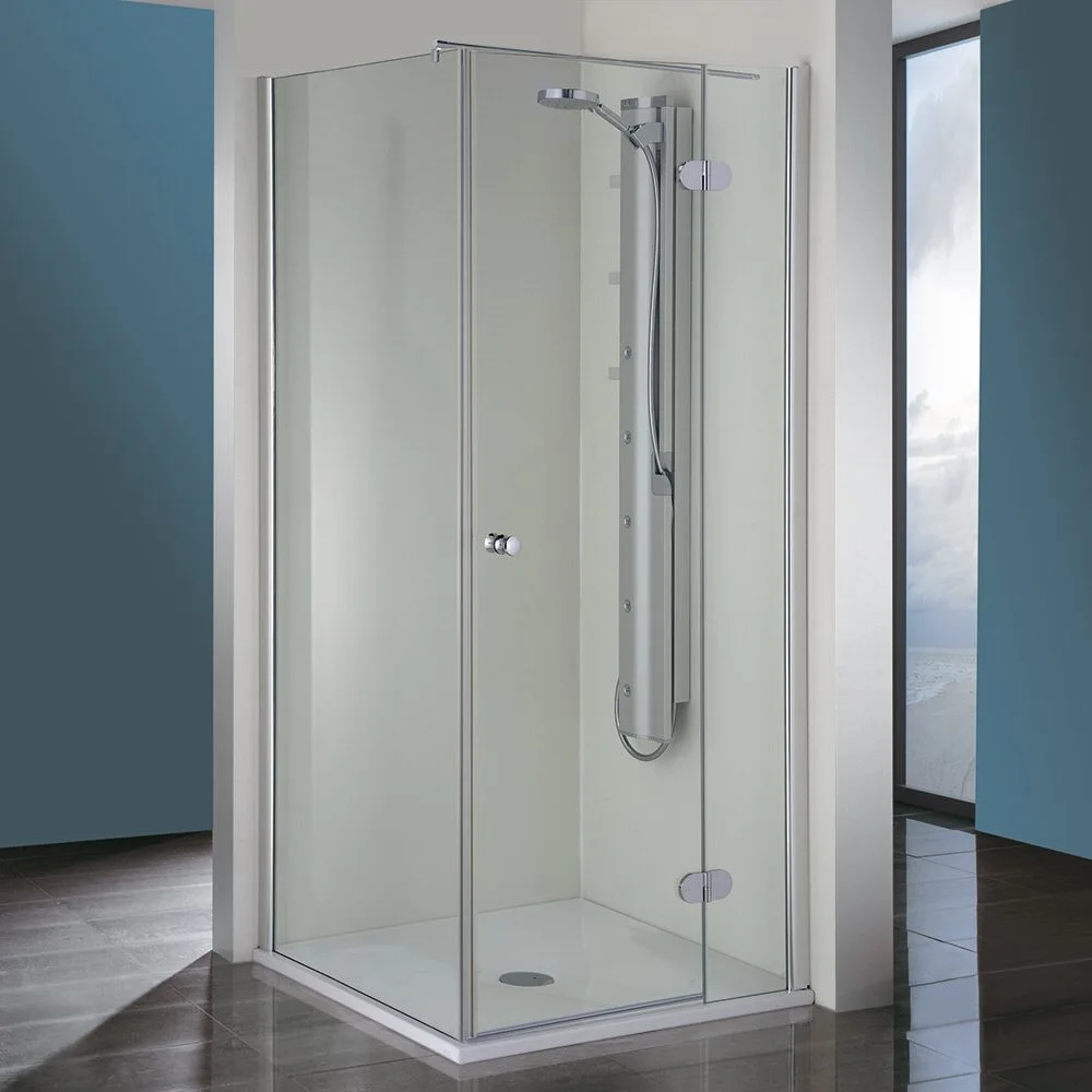 Steinkamp Living Drehtür an Nebenteil mit Seitenwand 80 x 100 cm Anschlag rechts inkl. easypearl