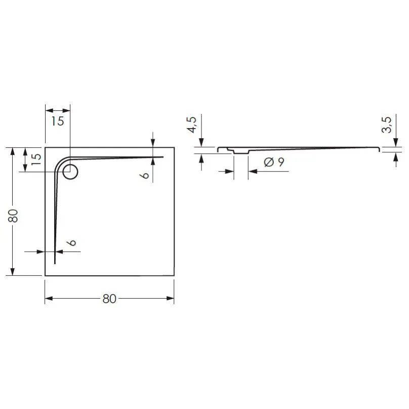 Steinkamp Plan Duschwanne 80 x 80 cm superflach Bild 3