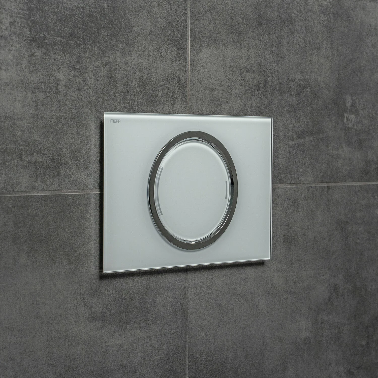 MEPA MEPAzero Betätigungsplatte mit 2 Mengen-Spültechnik, Design-Oberfläche Bild 4