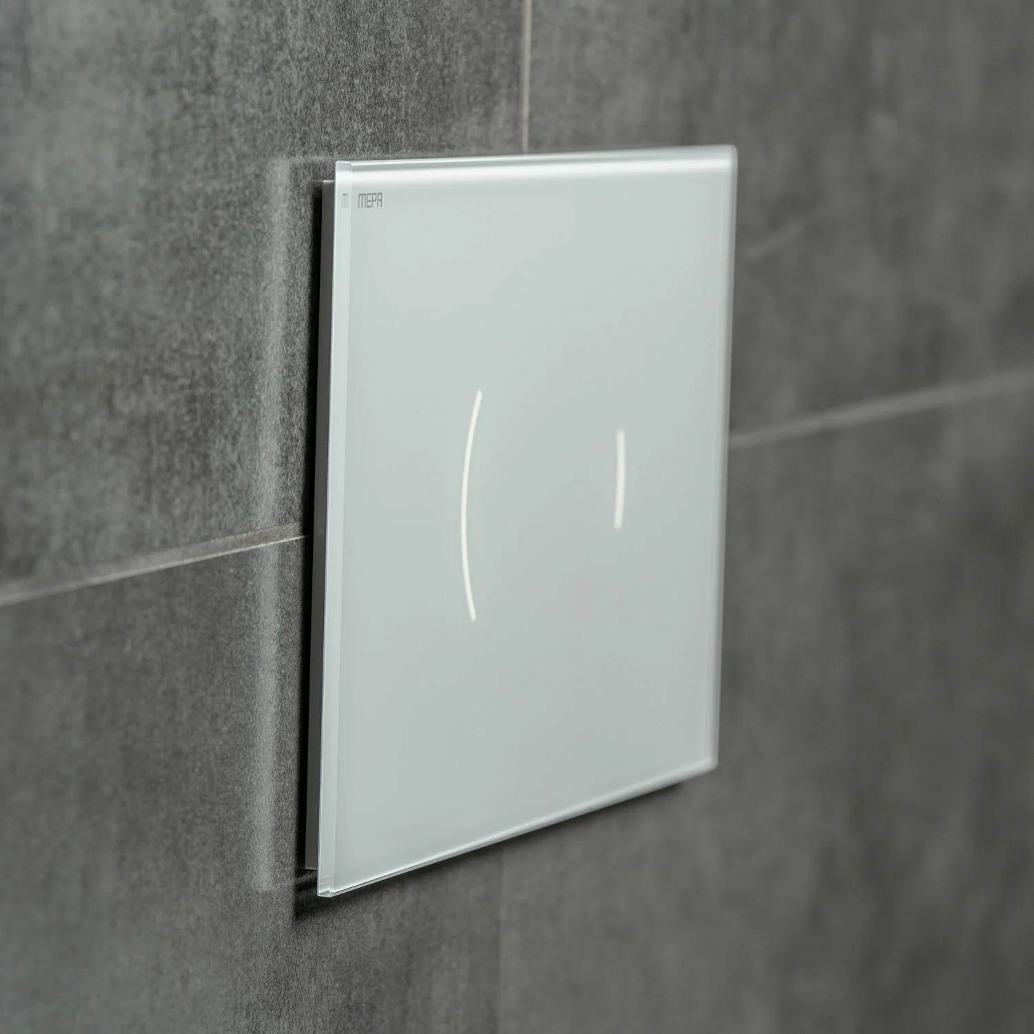 MEPA MEPAzero Lumo Betätigungsplatte 2-Mengen-Spültechnik mit Design-Oberfläche Bild 3