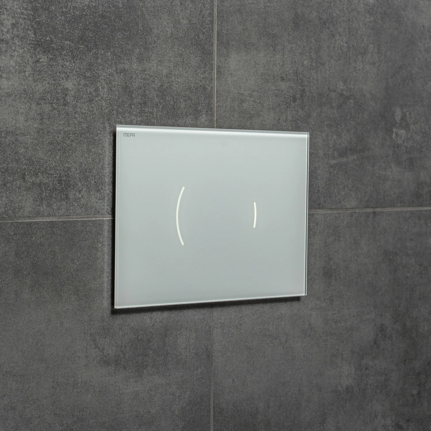 MEPA MEPAzero Lumo Betätigungsplatte 2-Mengen-Spültechnik mit Design-Oberfläche Bild 4