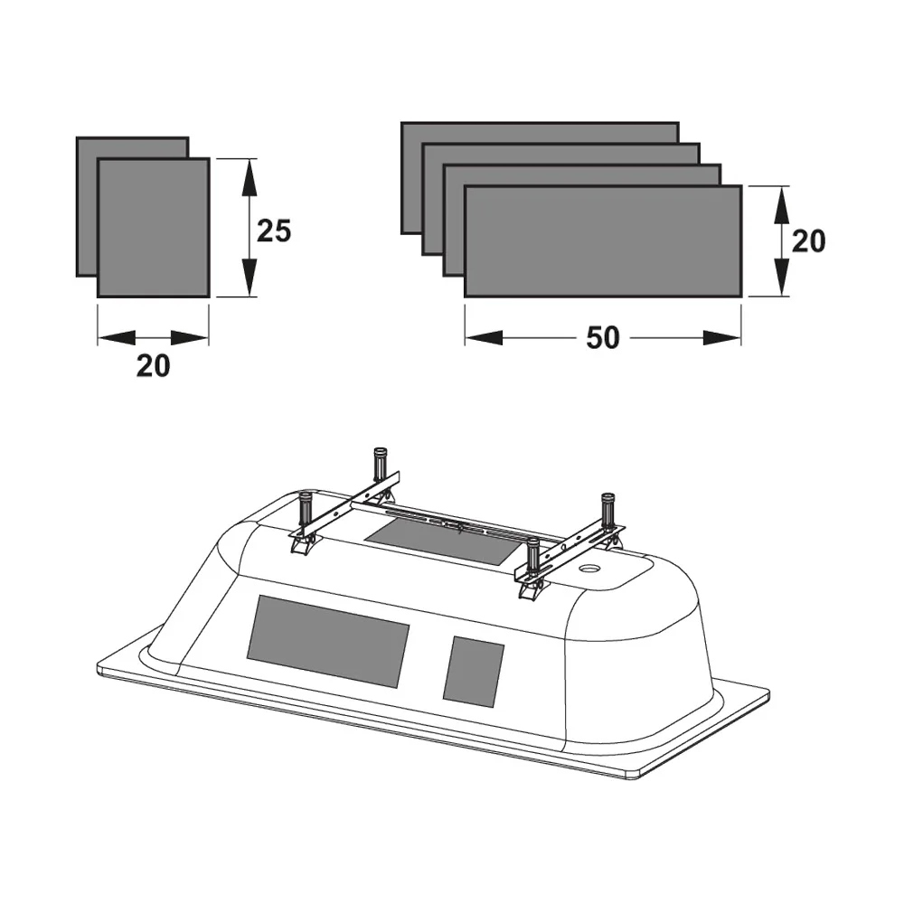 MEPA Anti-Dröhn-Matten Badewanne Bild 2