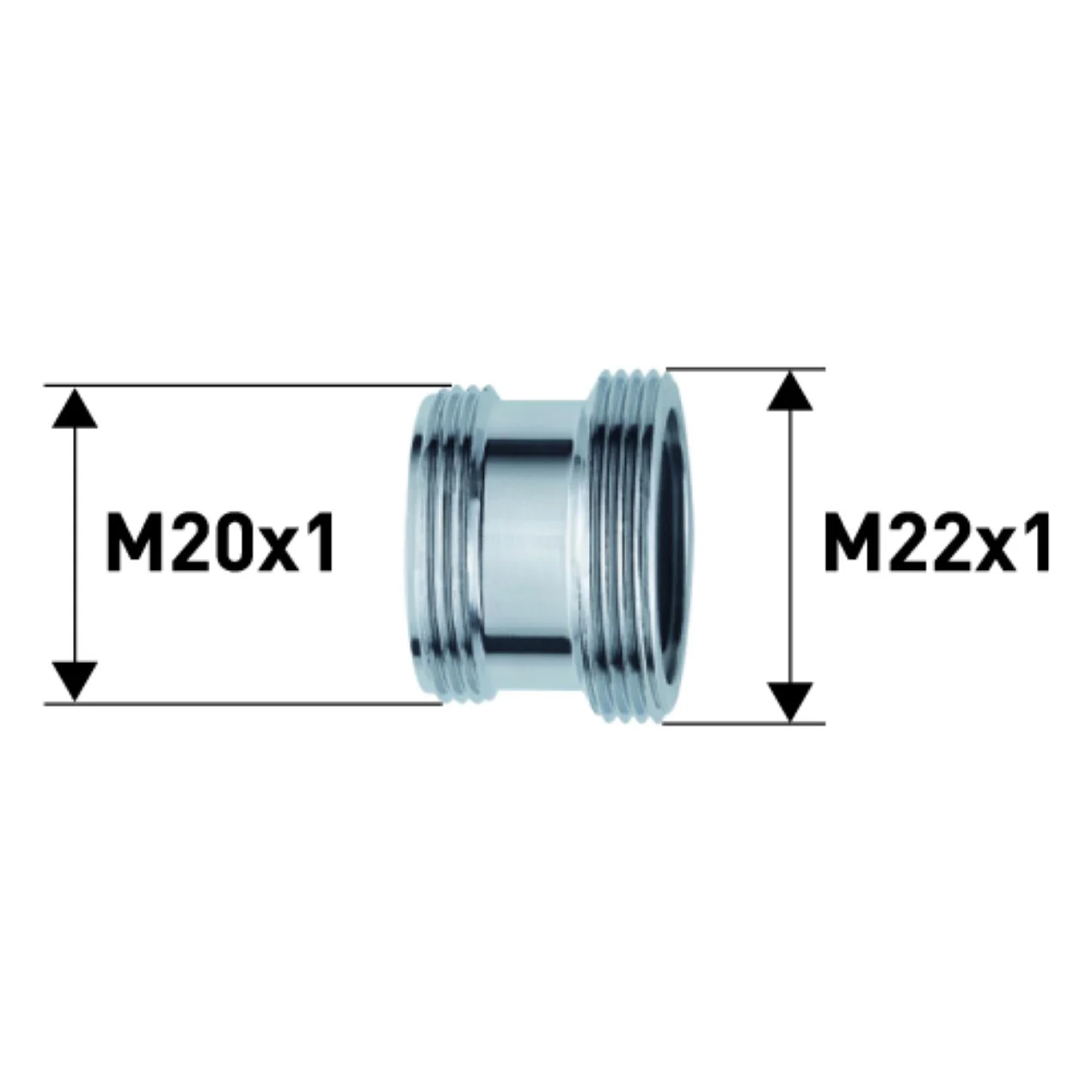 Neoperl Reduktion M20x1 x M22x1 Bild 2
