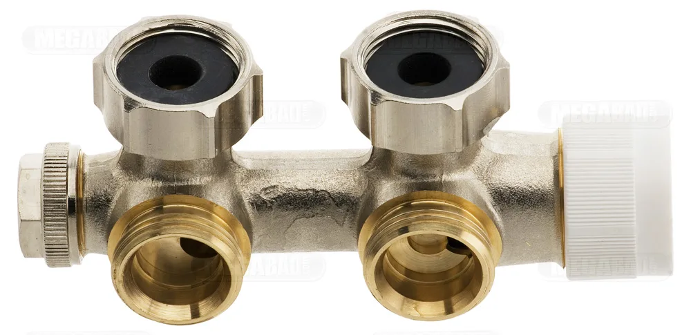 Oventrop Anschluss-Set Eckform für Badheizkörper mit Mittelanschluss Bild 2