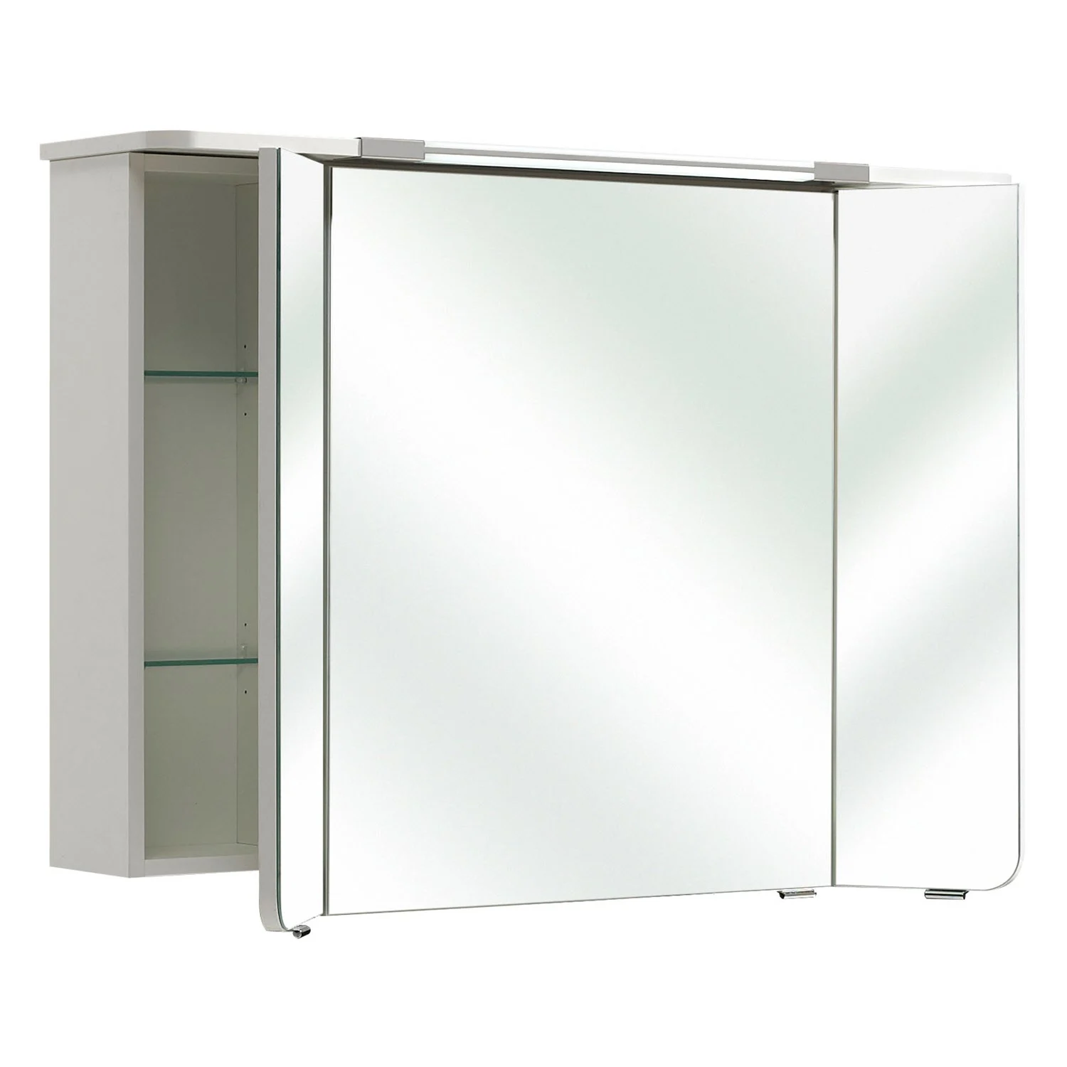 Pelipal Cassca Spiegelschrank 102 x 22,5 x 72,4 cm mit LED Kranz- und Waschplatzbeleuchtung Bild 2