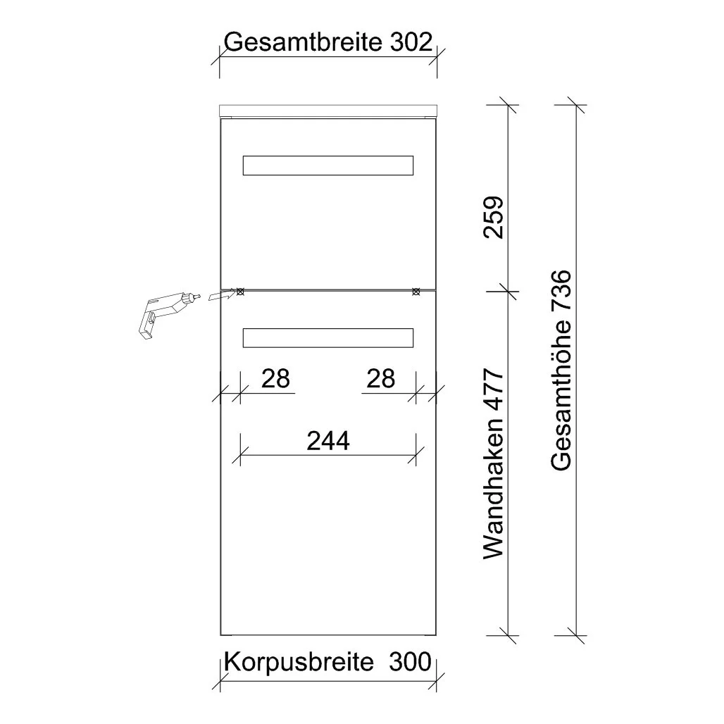 Pelipal Serie 4005 Unterschrank 30 x 73 cm mit 1 Drehtür und 1 Auszug Bild 5
