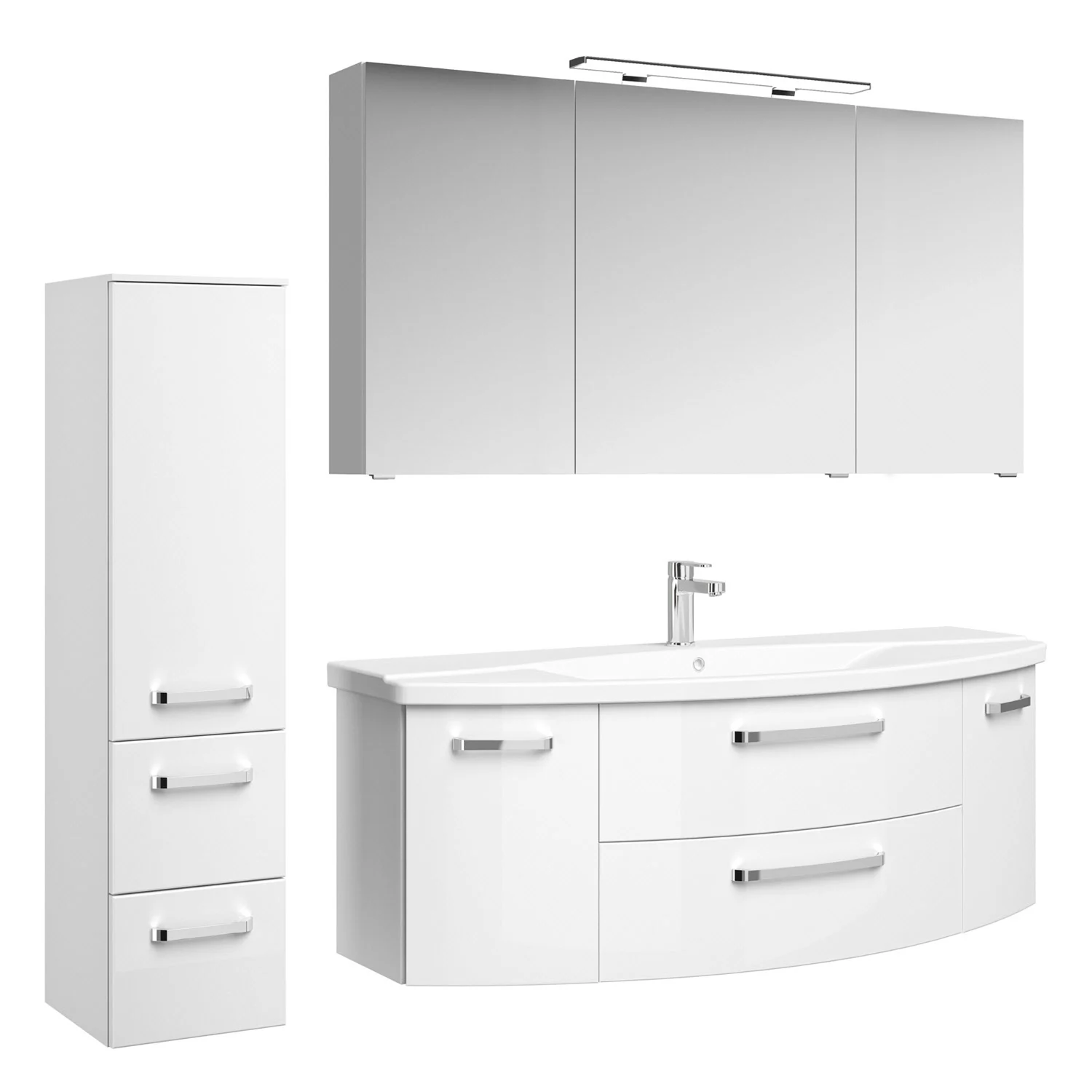 Pelipal Serie 4010 Midischrank 30 x 121 cm mit 1 Drehtür und 2 Auszügen Bild 4