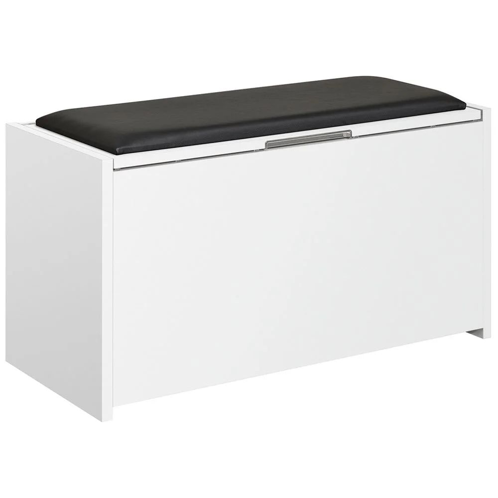 Pelipal Sitztruhe 94 x 40 x 48 cm mit Sitzkissen in schwarz