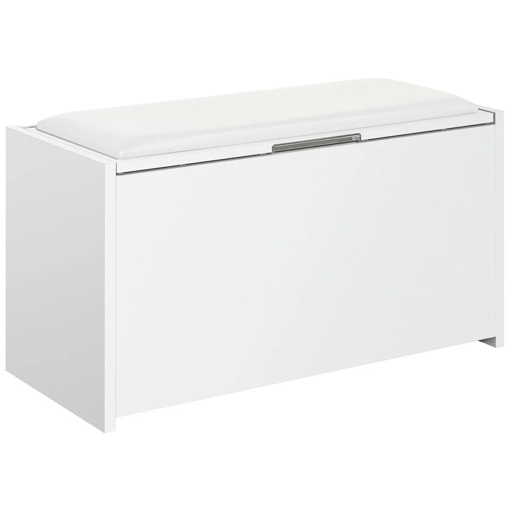 Pelipal Sitztruhe 94 x 40 x 48 cm mit Sitzkissen in weiß