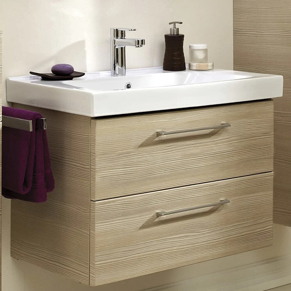 Umywalka z szufladami w zbliżeniu, Pelipal