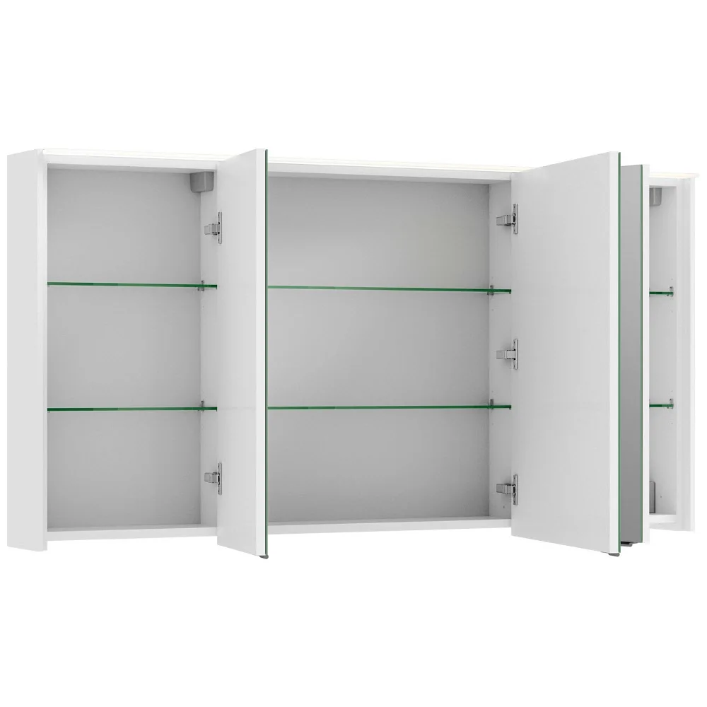 Pelipal Serie 6010 Spiegelschrank 134 x 17,6 x 70,9 cm mit LED-Lichtkranz Bild 2