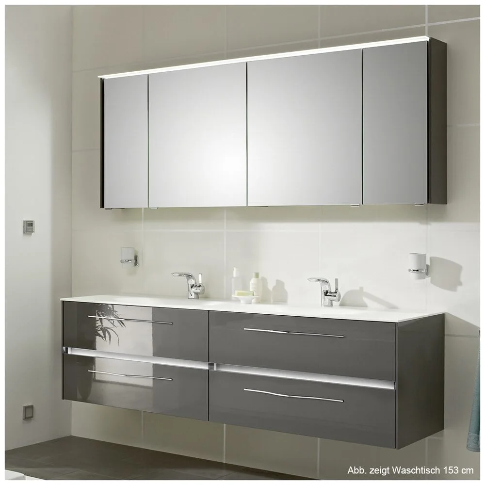 Pelipal Serie 6010 Krion-Doppelwaschtisch 153 cm Bild 2