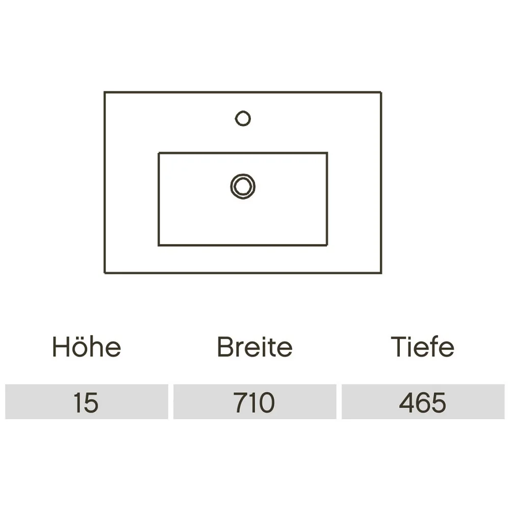 Pelipal Serie 6040 Waschtisch 71 cm Bild 4