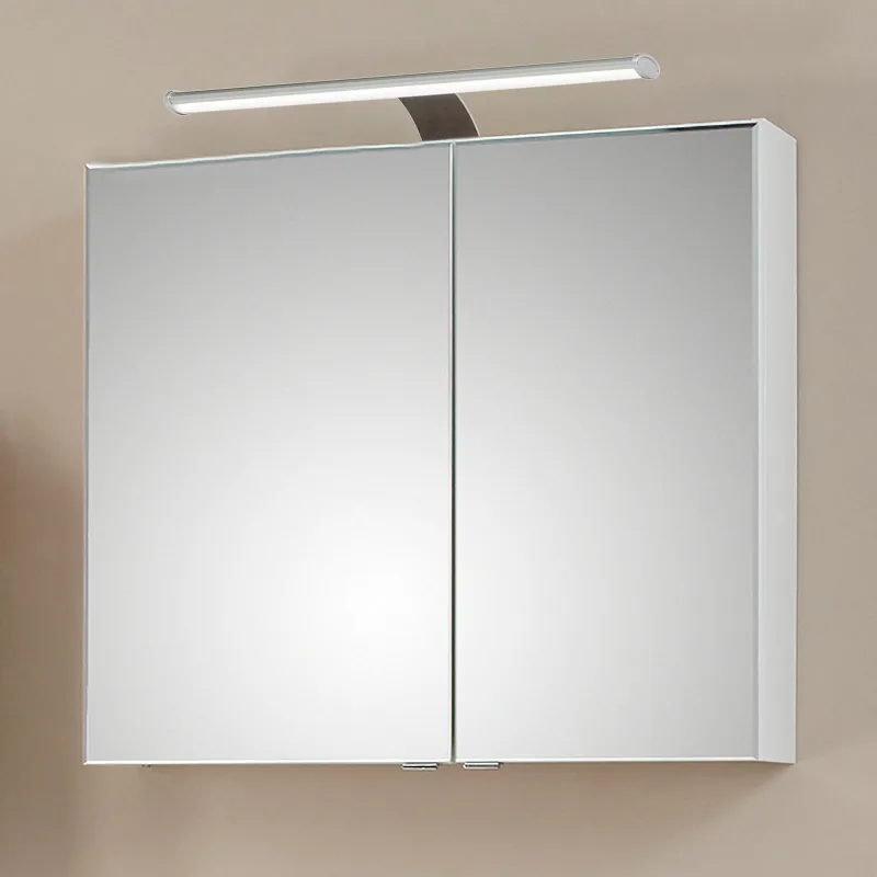 Szafka z lustrem z lampą LED na ścianie, Pelipal