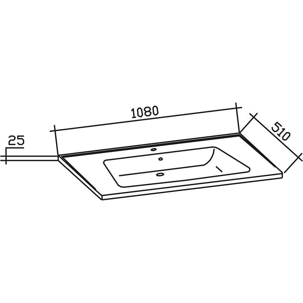 Pelipal Trentino Möbelkombination mit Keramikwaschtisch 108 cm, SPS mit LED Profil Bild 4