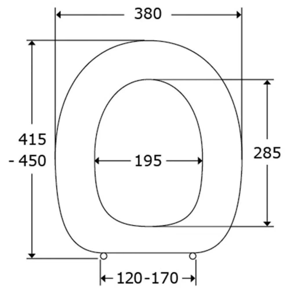 Pressalit WC-Sitz Colani R36 mit Deckel inkl. Universalscharnier B83 Bild 3