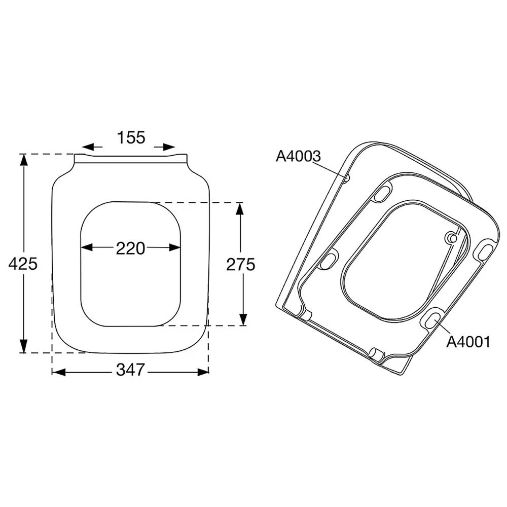 Pressalit WC-Sitz Plan 780 mit Absenkautomatik und lift-off Funktion zu Renova Plan, Bild 5