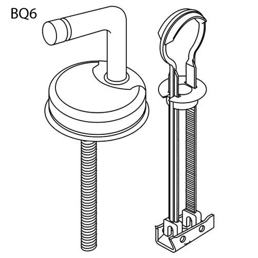 Pressalit WC-Sitz Objecta D 172 Standard antibakteriell inkl. BQ6 Universal-Kippankerscharnier Bild 2