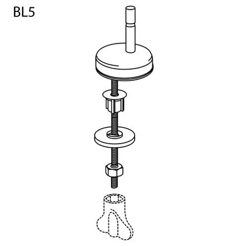 Pressalit WC-Sitz Raja 410 mit Absenkautomatik inkl. BL5 Universalscharnier für Lift-off Bild 2