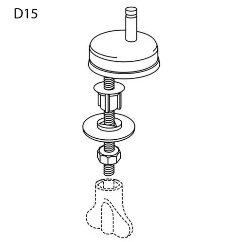 Pressalit WC-Sitz T Soft D 744 mit Absenkautomatik inkl. D15 Universalscharnier Bild 3