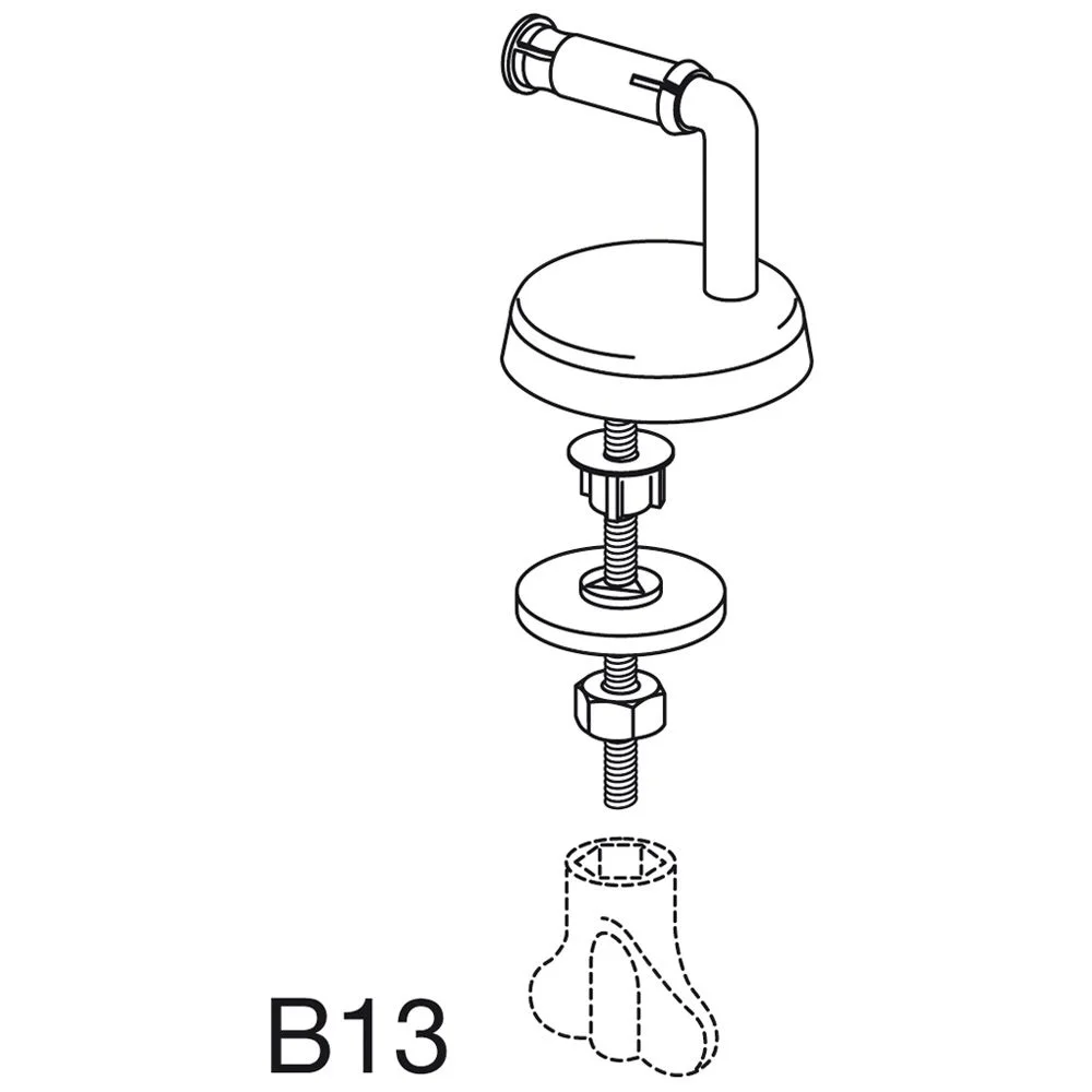 Pressalit Universalscharnier B13