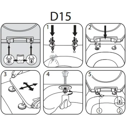 Pressalit Universalscharnier D15 Bild 2