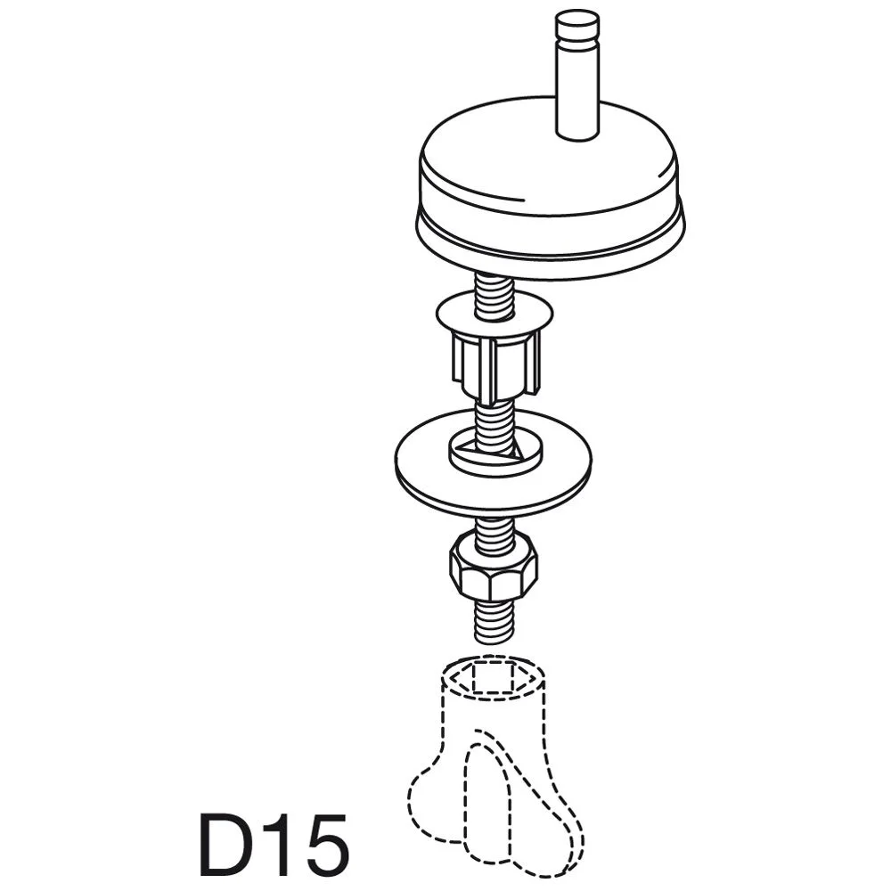 Pressalit Universalscharnier D15