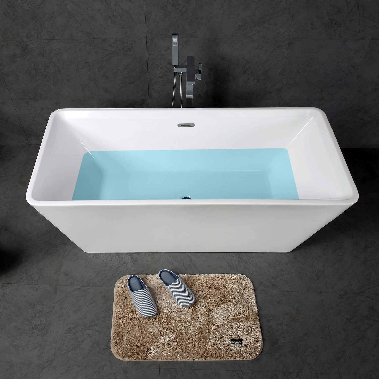 progettobagno Stella freistehende Badewanne 170 x 80 cm Bild 2
