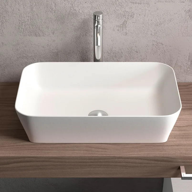 progettobagno FLY 56 Aufsatzwaschtisch 56 x 36 cm