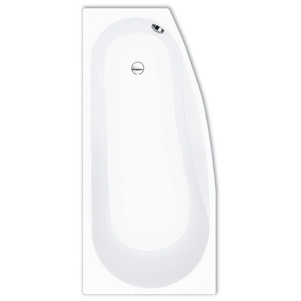 Repabad Kampen Raumspar-Badewanne 160 x 75 cm, Ausführung rechts