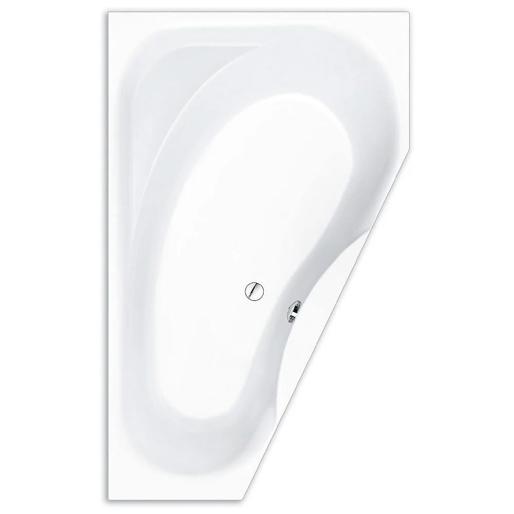 Repabad Tika Raumspar Badewanne 165 x 95 cm, Ausführung links