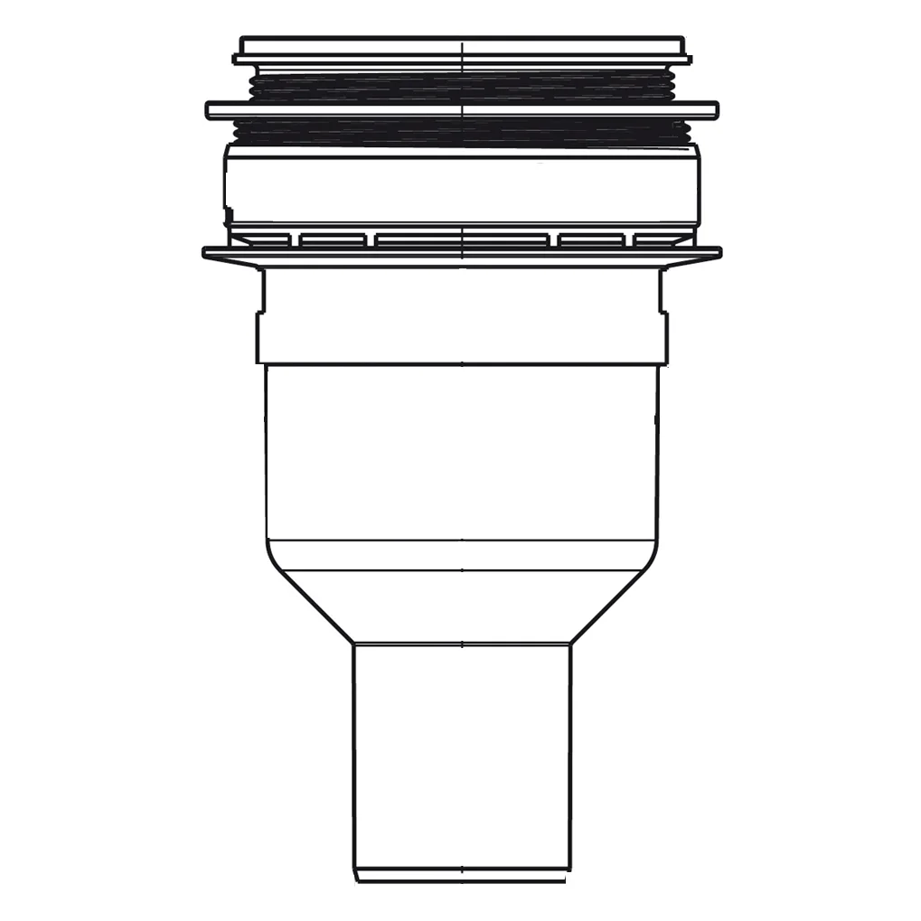 Repabad Bodenablauf DN 50 senkrecht