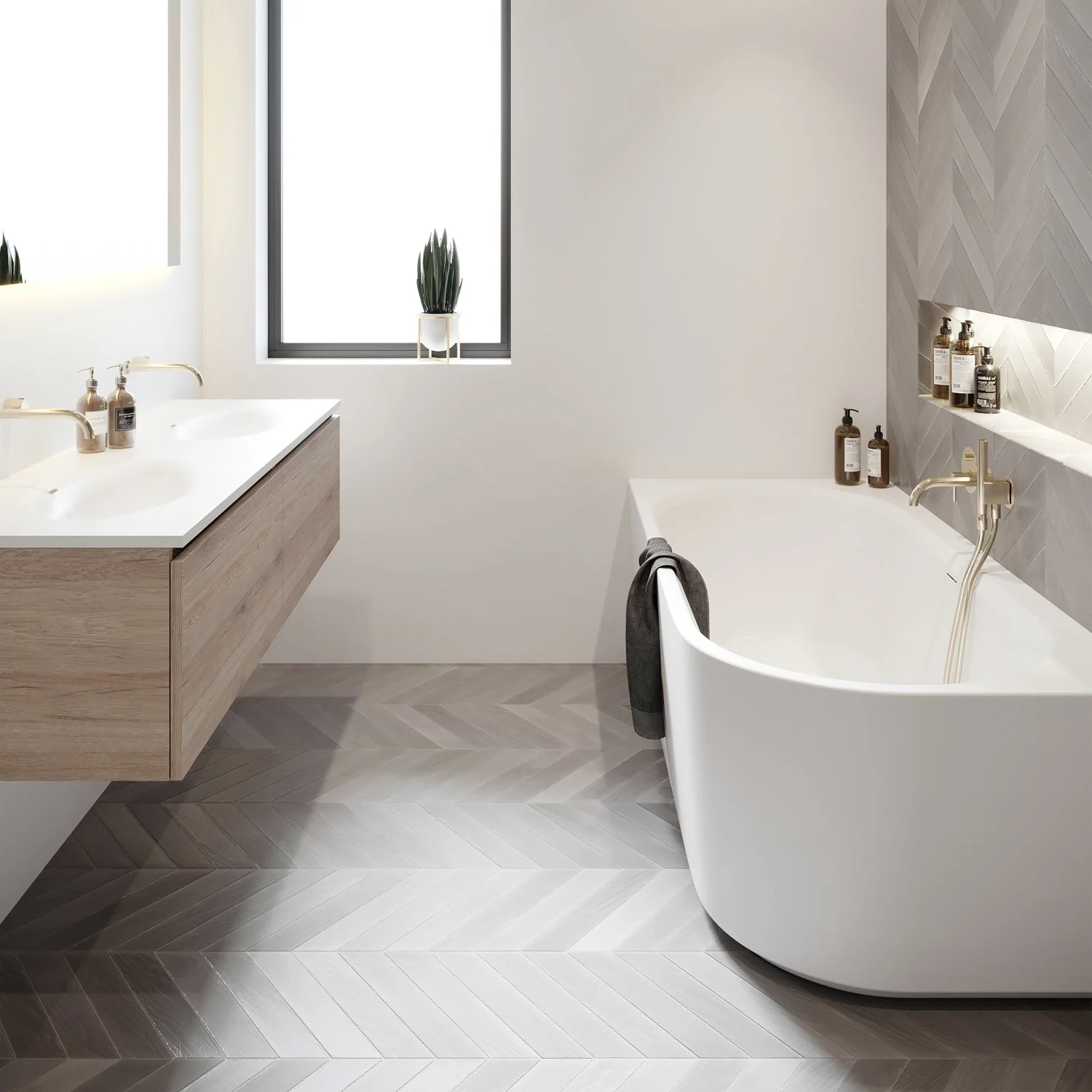 Riho Desire Corner Eck-Badewanne 184 x 84 cm rechts Bild 4