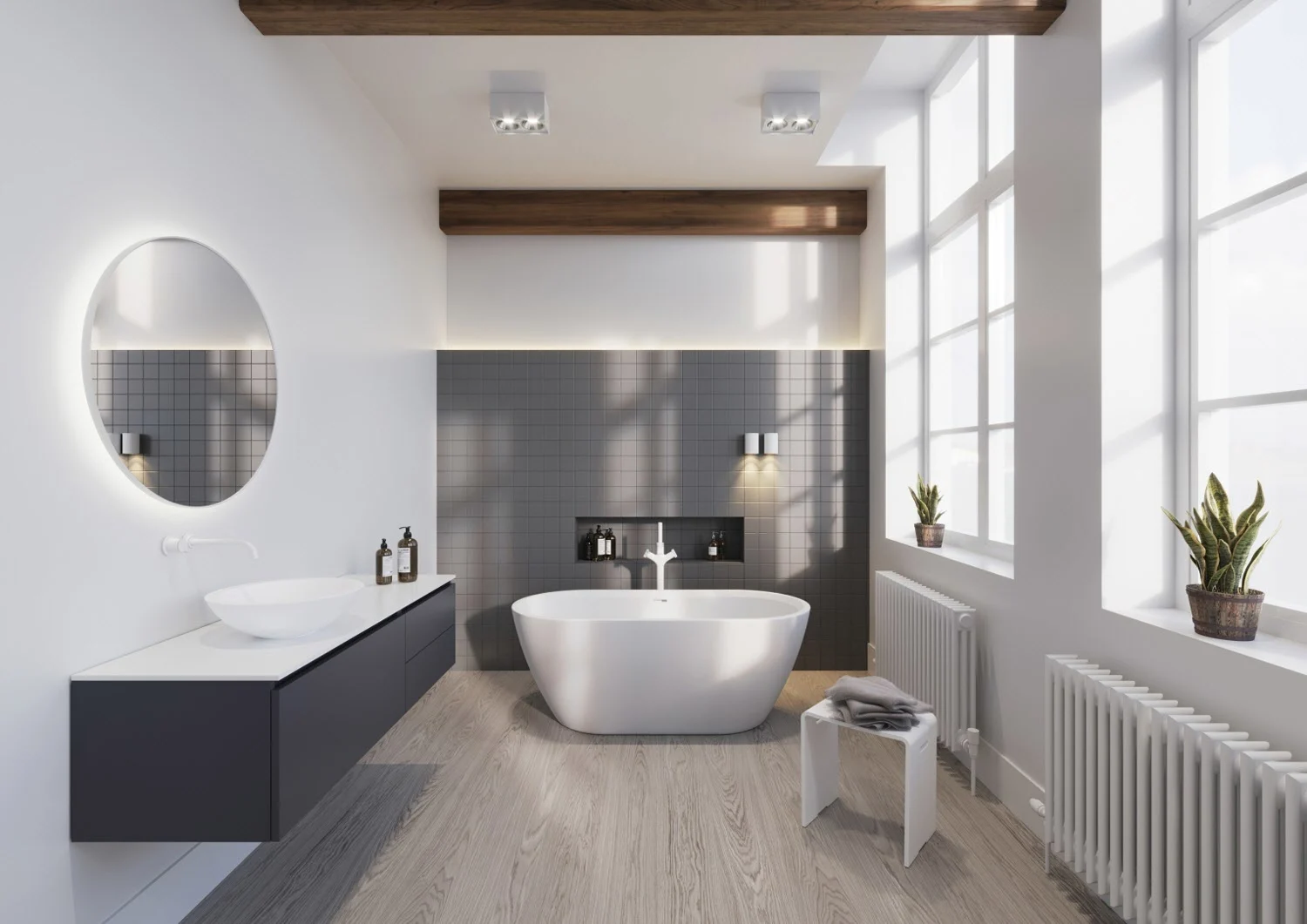 Riho Inspire freistehende Badewanne 160 x 75 cm Bild 6