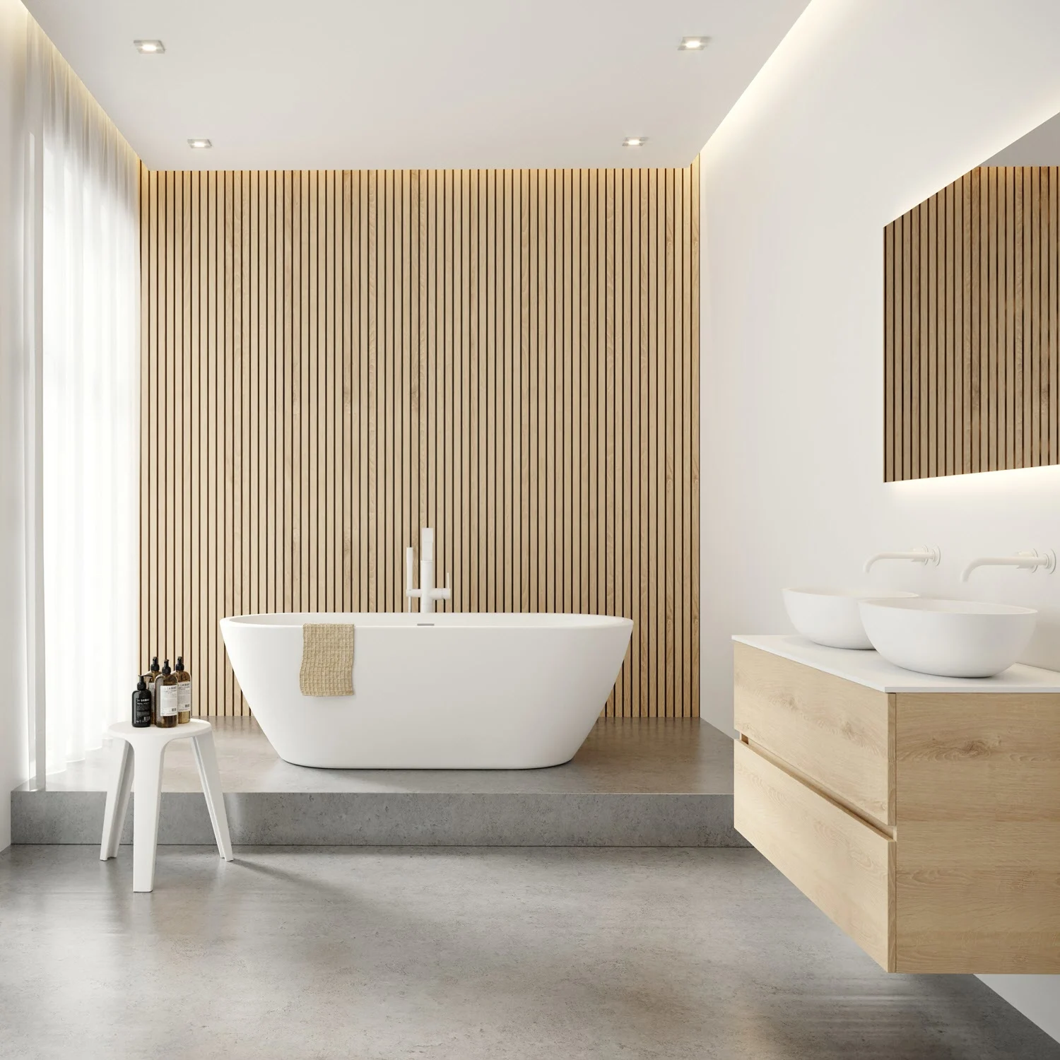 Riho Inspire freistehende Badewanne 160 x 75 cm Bild 7