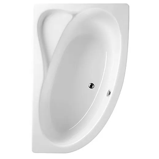 Riho Aryl Raumspar-Badewanne 170 x 110 cm links für Eckeinbau