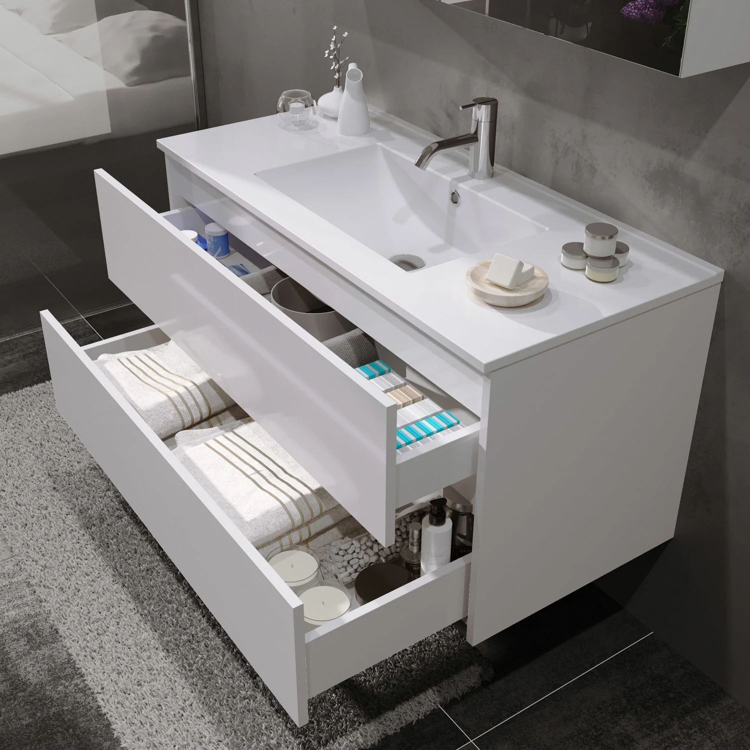 Riho Porto Wave Einbauwaschtisch 80 cm Bild 2