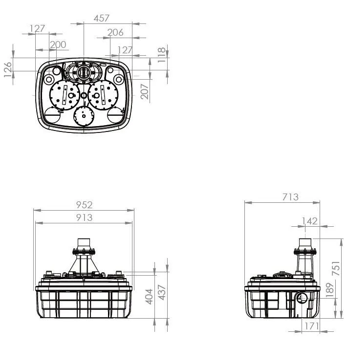 SFA Sanibroy SaniCubic 2 XL Hochleistungshebeanlage Bild 3