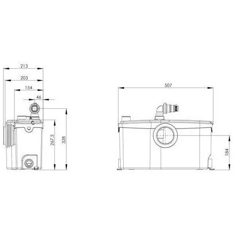 SFA Sanibroy SaniBest Pro Kleinhebeanlage Bild 3