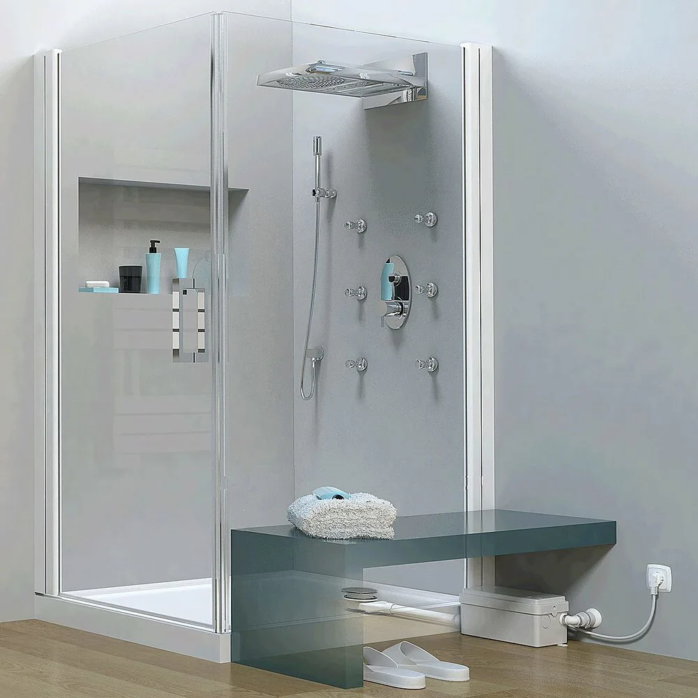 SFA Sanibroy SaniShower Flat Kleinhebeanlage Bild 2