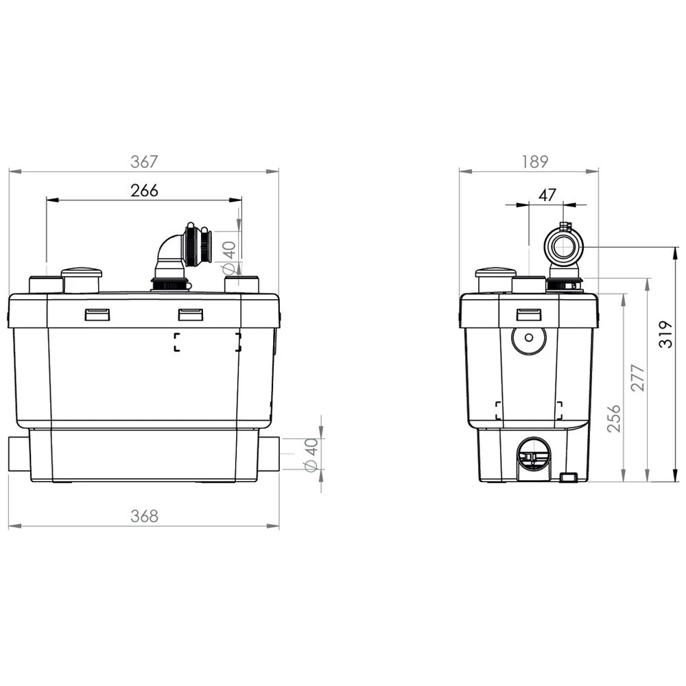 SFA Sanibroy SaniVite Kleinhebeanlage Bild 3
