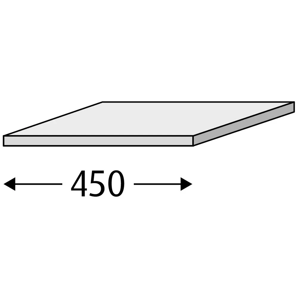 Sanipa 3way Abdeckplatte 45 x 35 x 1,65 cm Bild 3