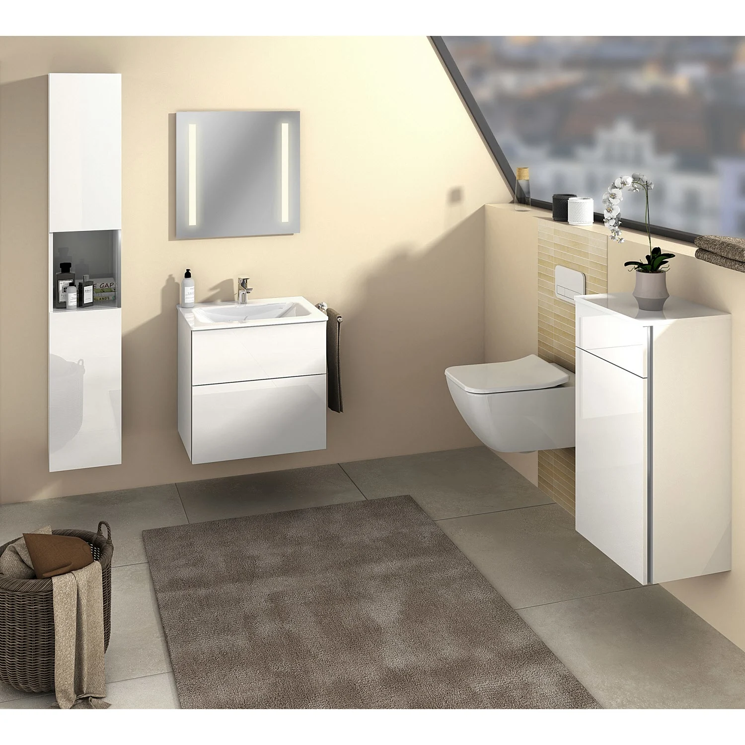 Sanipa 3way Abdeckplatte 45 x 35 x 1,6 cm Bild 2